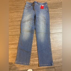 Spanx vintage, indigo straight leg jeans NWT size small